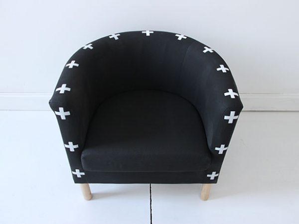 Updated chair with screen patterns