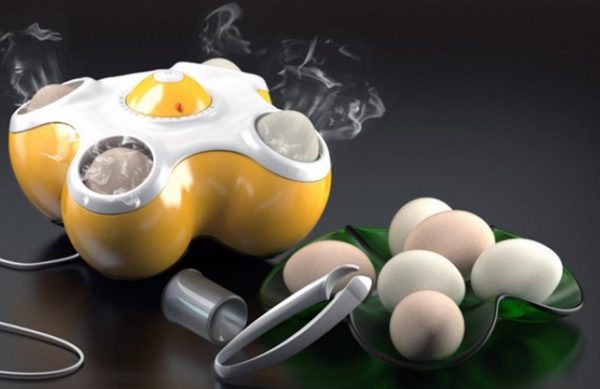 Alat elektrik asli untuk memasak telur