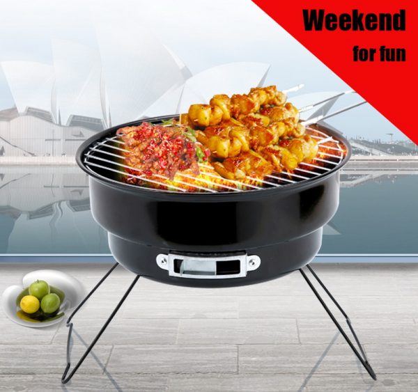 Outdoor Mini Stainless Steel Barbecue Grill