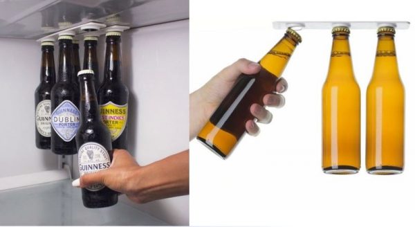 Magnetischer Organizer für Bier im Kühlschrank