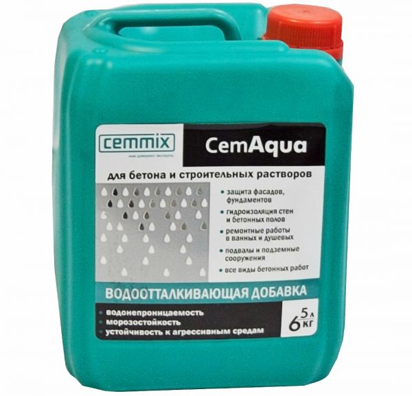 Cemmix CemAqua ūdens atgrūdošs līdzeklis