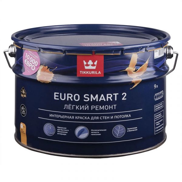 Interjera krāsa Euro Smart 2