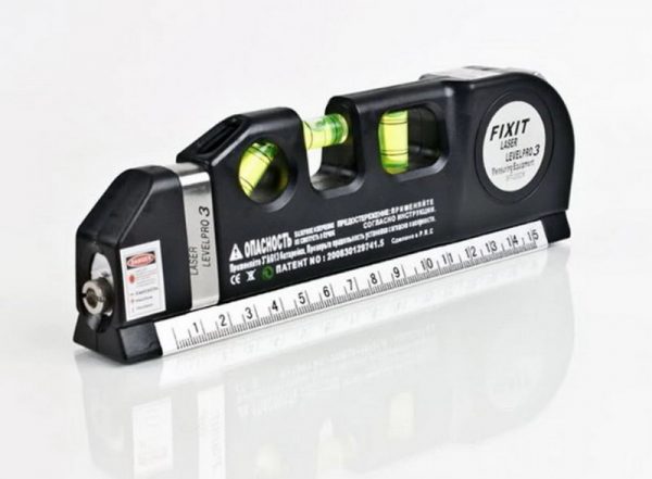 BINOAX multifunctioneel laserniveau met geïntegreerd meetlint