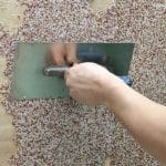 Tekniken för att applicera marmorgips - manuell metod