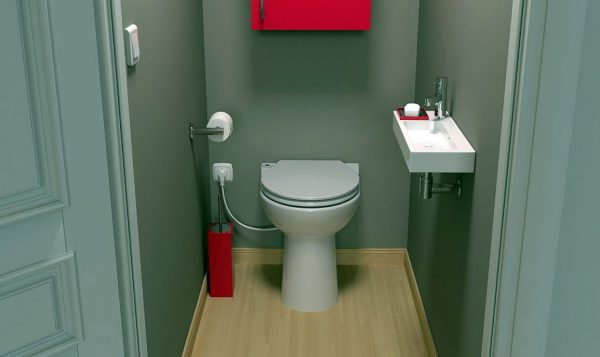 Kompakt VVS til et lille badeværelse