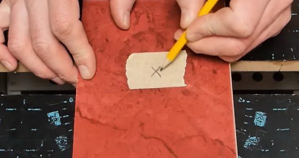 Marking on a smooth surface