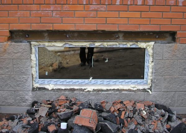 Уградња прозора у подруму