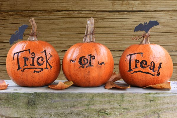 Belettering Trick or treat!