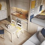 Inrichting en ontwerp van een klein appartement