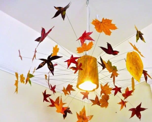 Autumn ceiling decoration