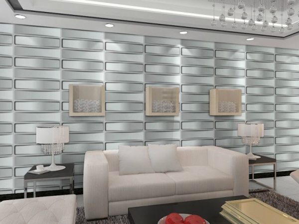 Panneaux 3D en aluminium pour murs