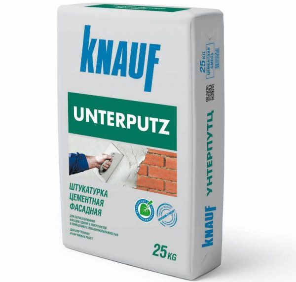 Cement-based Knauf Unterputz facade plaster