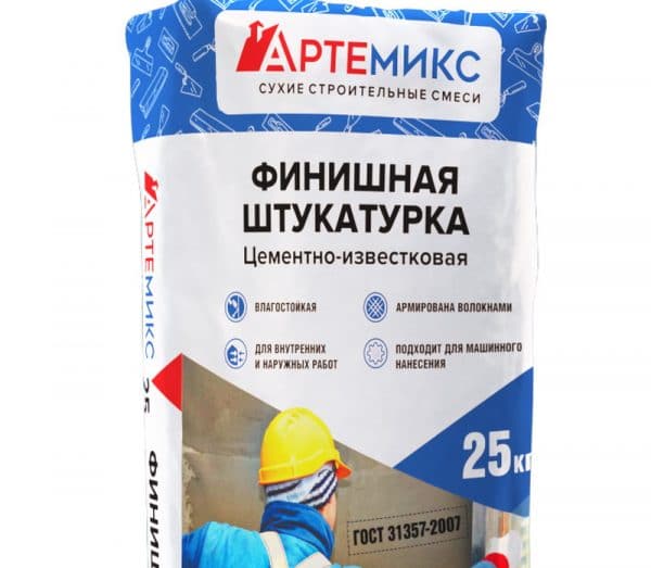 Cement-based finishing plasters are used for painting in the bathroom.