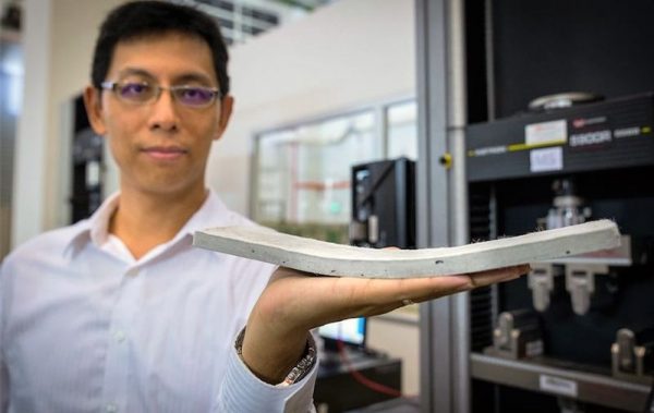 Fleksibel beton fra Singaporeanske forskere