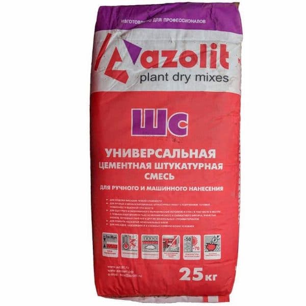 Plaster cement Azolite