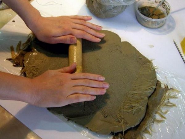 Jemná hlína pro výrobu řemesel