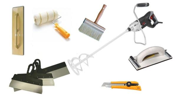 Mga tool para sa mga pader ng plastering