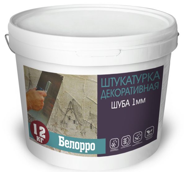 Acrylic-based Belorro plaster