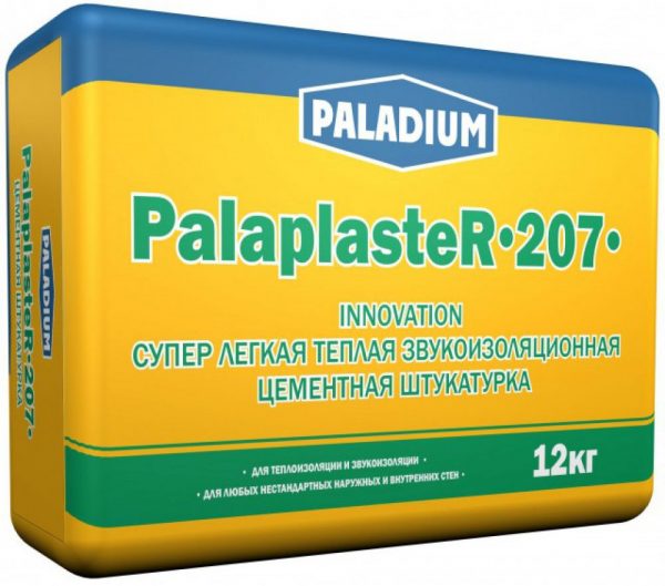 Süper hafif sıcak ses yalıtımı karışımı PALADIUM PalaplasteR-207