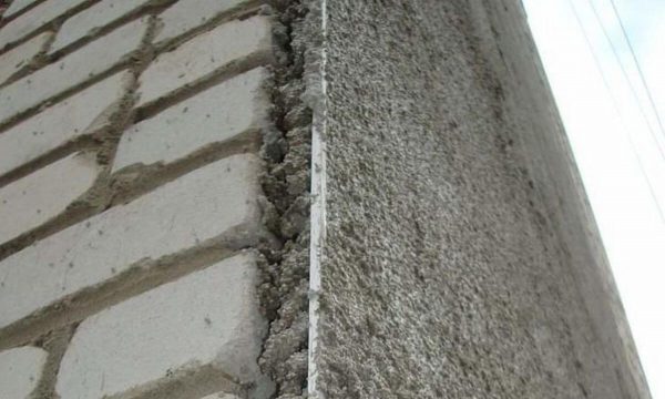 Warm plaster exterior walls