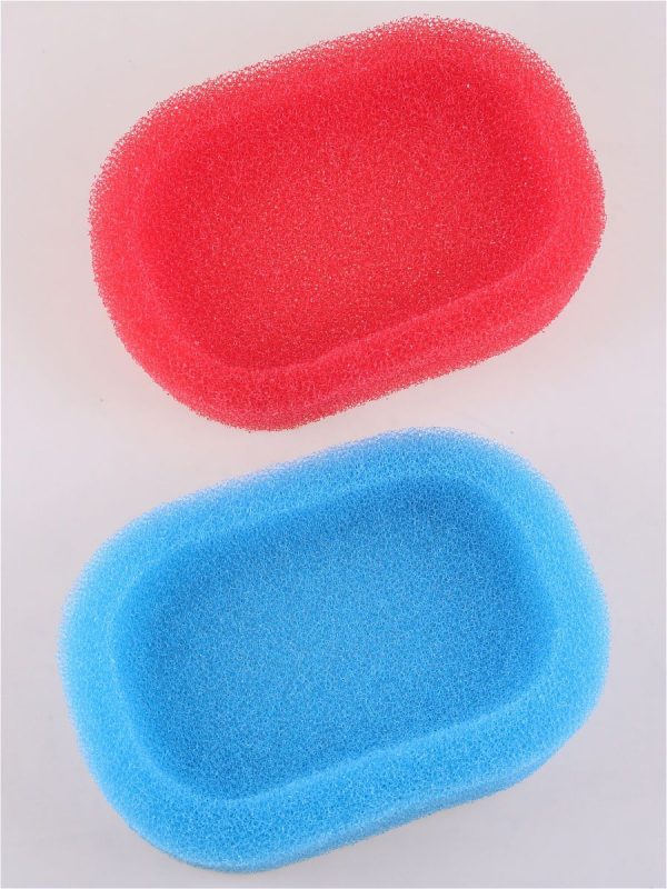 Plato de sabó amb esponja