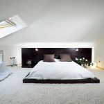 Slaapkamer met matras